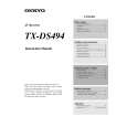 ONKYO TXDS494 Owner's Manual cover photo