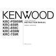 KENWOOD KRC-759R Owner's Manual cover photo