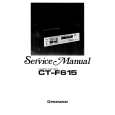 PIONEER CT-F615 Service Manual cover photo