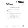 SONY TC-H6600D Service Manual cover photo