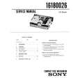SONY 16180026 Service Manual cover photo
