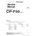 PIONEER CP-F50/XDCN Service Manual cover photo