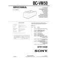 SONY BCVM50 Service Manual cover photo