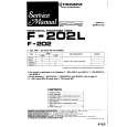 PIONEER F202/L Service Manual cover photo