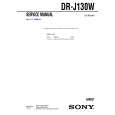 SONY DRJ130W Service Manual cover photo