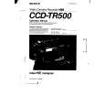 SONY CCD-TR500 Owner's Manual cover photo