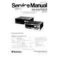 TECHNICS RS630TUSD Service Manual cover photo