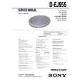 SONY DEJ55 Service Manual cover photo
