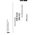PIONEER GM-232 Owner's Manual cover photo