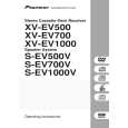 PIONEER X-EV1000D/DFXJ Owner's Manual cover photo
