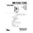 SONY WM-FS493 Service Manual cover photo