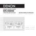 DENON DN-D6000 Owner's Manual cover photo