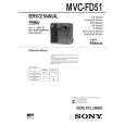 SONY MVCFD51 Service Manual cover photo