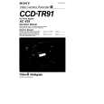 SONY CCD-TR91 Owner's Manual cover photo
