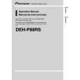 PIONEER DEH-P88RS Owner's Manual cover photo