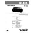 SONY CFSD30L Service Manual cover photo