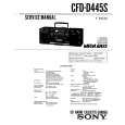 SONY CFD-D445S Service Manual cover photo