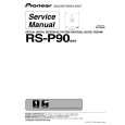 PIONEER RS-P90/EW5 Service Manual cover photo