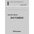 PIONEER AVX-P7300DVD/ES/RC Owner's Manual cover photo