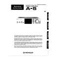 PIONEER A-5 Owner's Manual cover photo