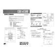 SONY CDXA15RF Service Manual cover photo