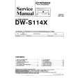 PIONEER DWS114X Service Manual cover photo