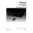 TECHNICS RS-BX828 Owner's Manual cover photo