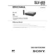 SONY SLV469 Service Manual cover photo