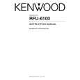 KENWOOD RFU6100 Owner's Manual cover photo