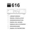 NAD 616 Owner's Manual cover photo