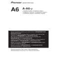 PIONEER A-A6-J Owner's Manual cover photo