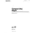SONY CDP-CX571 Owner's Manual cover photo