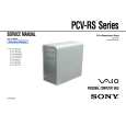 SONY PCVRS Service Manual cover photo