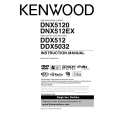 KENWOOD DNX5120 Owner's Manual cover photo