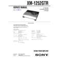 SONY XM1252GTR Service Manual cover photo