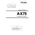 TEAC AX75 Service Manual cover photo