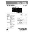 SONY CFS1200L Service Manual cover photo