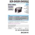 SONY DCRDVD201 Service Manual cover photo