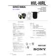 SONY HVLHIRL Service Manual cover photo
