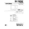 SONY KV2185G Service Manual cover photo