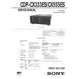 SONY CDPCX33ES Service Manual cover photo