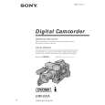 SONY DSR-200A Owner's Manual cover photo