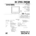 SONY KV27V55M Service Manual cover photo