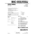 SONY MHCVX55 Service Manual cover photo