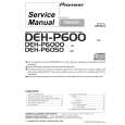 PIONEER DEH-P6000UC Service Manual cover photo