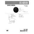 SONY XS6051D Service Manual cover photo