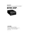 SONY BVW-35P VOLUME 2 Service Manual cover photo