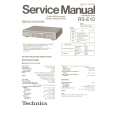 TECHNICS RS-E10 Service Manual cover photo