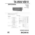 SONY TAV606 Service Manual cover photo