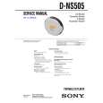 SONY DNS505 Service Manual cover photo